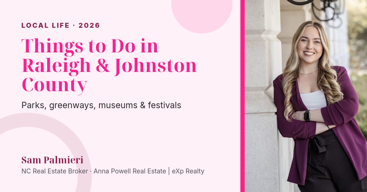 Graphic: Things to do in Raleigh and Johnston County